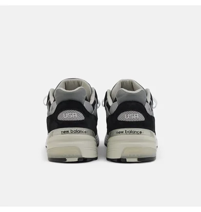 Кроссовки унисекс New Balance 992 Made In Usa 2025 Black U992BK