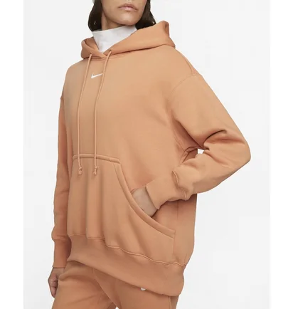 Худи женское Nike Sportswear Phoenix Fleece WomenS Oversized Pullover Hoodie Orange DQ5860-225