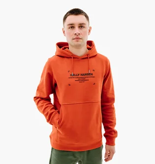 Худи мужское Helly Hansen Move Sweat Hoodie Orange 53701-308