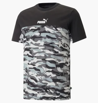 Футболка чоловіча Puma Essentials Block Camo Black/Camo 673335-01