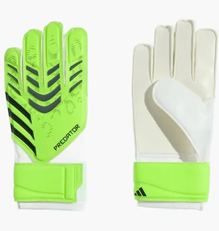 Перчатки вратарские детские Adidas Predator Trn Green JN5362