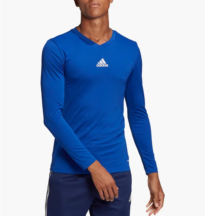 Лонгслив мужской Adidas Team Base Tee Blue Gk9088