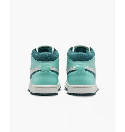 Кроссовки женские Air Jordan Air 1 Mid Se Shoes Turquoise/White DZ3745-300