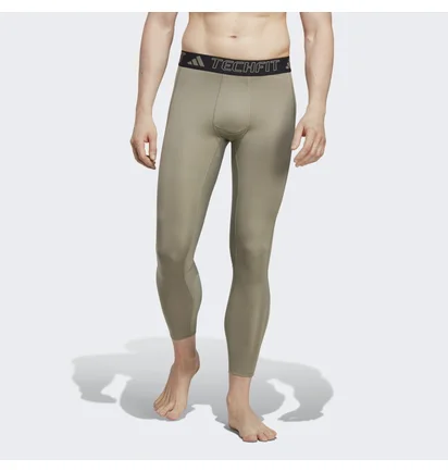 Леггинсы мужские Adidas Techfit Training Long Tights Olive IC2165