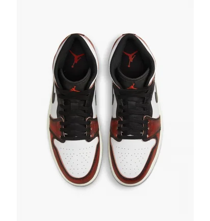 Кросівки чоловічі Nike Air Jordan 1 Mid Se Red/White Dv9565-006
