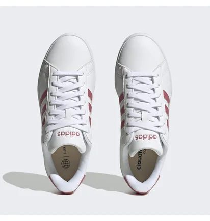 Кросівки жіночі Adidas Grand Court Cloudfoam Lifestyle Court Comfort Shoes White Hp2537