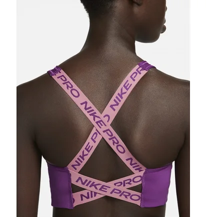 Топ женский Nike Pro Swoosh WomenS Medium-Support Non-Padded Graphic Sports Bra Violet DQ5252-503