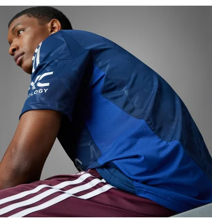 Поло чоловіче Adidas Manchester United 24/25 Away Jersey Blue IU1390