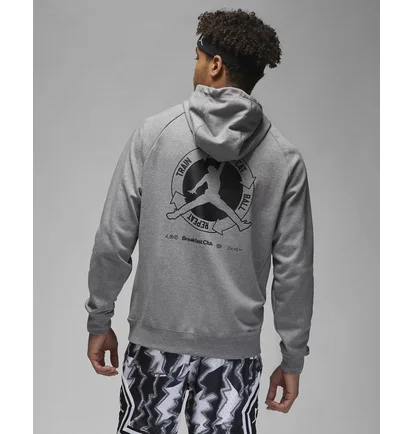 Худи мужское Air Jordan M J Df Sprt Csvr Bc Gfx Flc Po Grey Dv1290-091