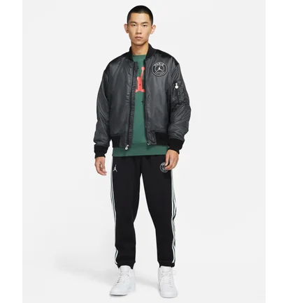 Куртка мужская Air Jordan Ma-1 Paris Saint-Germain Bomber Jacket Black Db6492-010
