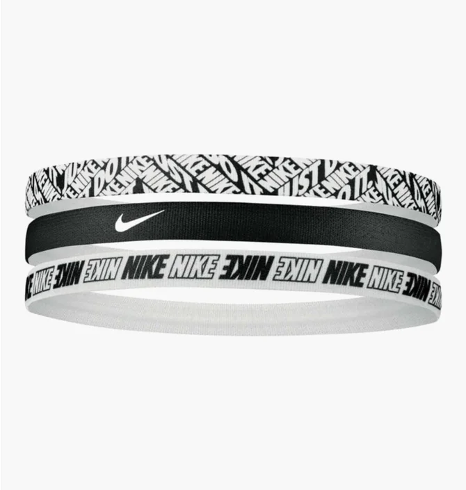 Пов'язка на голову  Nike Headbands 3Pk Prınted Black/White N.000.2560.903.OS