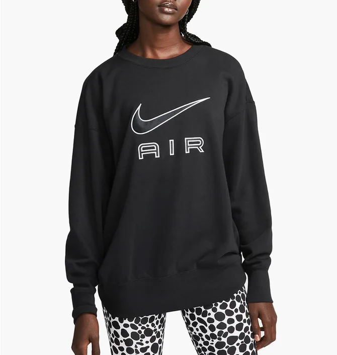 Свитшот женский Nike Air Black Dq6567-010