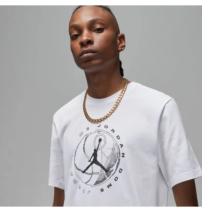 Футболка мужская Air Jordan Dri-Fit Sport Dome Graphic White DX9601-100
