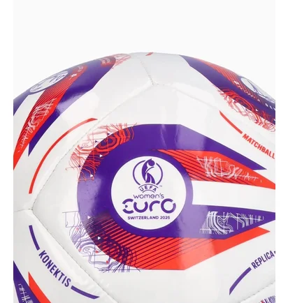 Футбольний м'яч Adidas Euro 2025 Club White/Blue JH1267