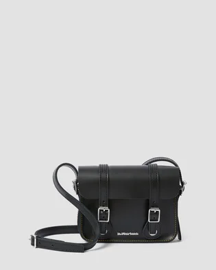 Сумка унісекс Dr. Martens 7 Inch Leather Crossbody Bag Black AB098001