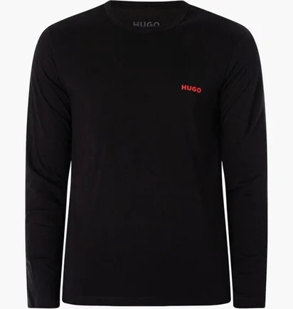 Світшот чоловічий Hugo Ls-Shirt Rn Triplet Black 50492631-001