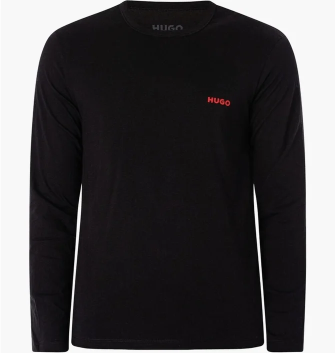 Світшот чоловічий Hugo Ls-Shirt Rn Triplet Black 50492631-001