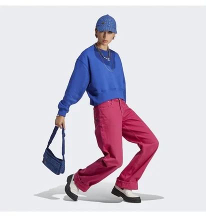 Свитшот женский Adidas Adicolor Essentials Crew Sweatshirt Blue Ia6501
