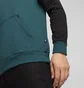 Худи мужское Puma Ess Block X Tape Hoodie Fl Black/Blue 673342-22