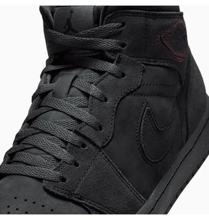 Кроссовки мужские Air Jordan 1 Mid Se Craft Monochrome Black FD8634-001