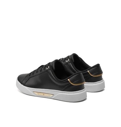 Кросівки жіночі Tommy Hilfiger Chic Hw Court Sneaker Black FW0FW07813-BDS