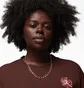 Футболка женская Air Jordan X Teyana Taylor Vintage T-Shirt Brown FB2640-227