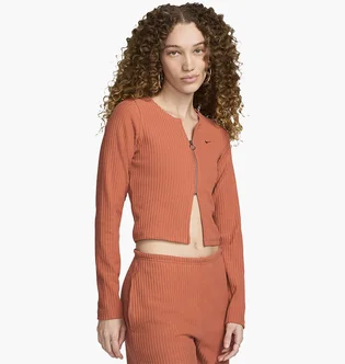 Кофта женская Nike Nsw Chill Knit Cardigan Orange FN3682-825