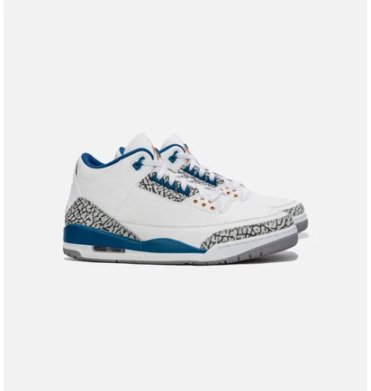 Кроссовки мужские Air Jordan 3 Retro Wizards True White CT8532-148