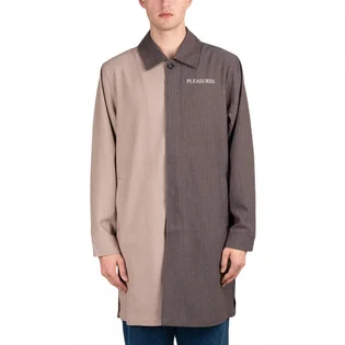 Пальто унисекс Pleasures Raid Long Jacket Beige/Grey P22F019-GREY