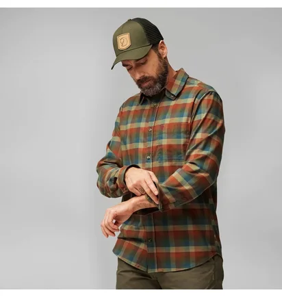 Рубашка мужская Fjallraven Lappland Stretch Flannel Multi 12600195.625-215