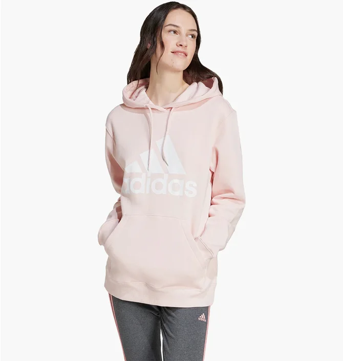 Худі жіноче Adidas Essentials Big Logo Regular Fleece Hoodie Beige IY4310