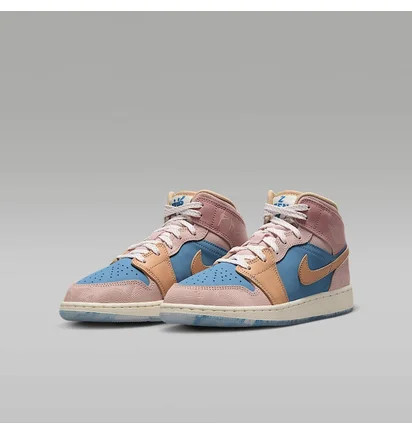Кросівки жіночі Air Jordan 1 Mid Gs Zen Brown/Multi FN7452-400