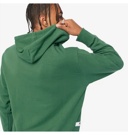 Худи мужское New Balance Hoops Fundamentals Hoodie Green MT23581TFN
