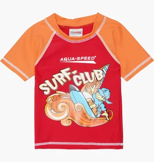 Футболка детская Aqua Speed Surf-Club Red/Orange 383-31