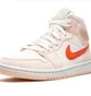 Кроссовки женские Air Jordan Wmns 1 Mid Se White/Pink DA8009-108