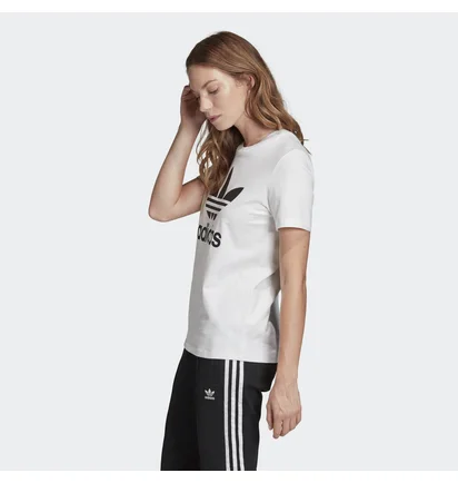 Футболка женская Adidas Originals Trefoil Tee White FM3306