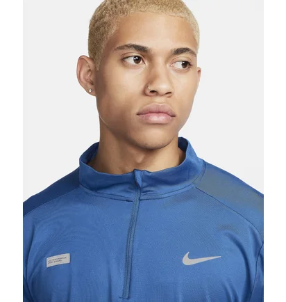 Кофта чоловіча Nike Element Flash Dri-Fit 1/2-Zip Running Top Blue FB8556-476