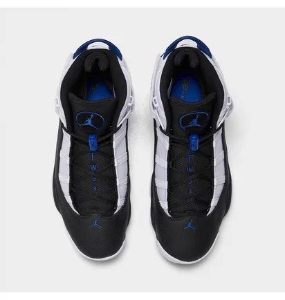 Кроссовки мужские Air Jordan 6 Rings Basketball Shoes White/Black 322992-142