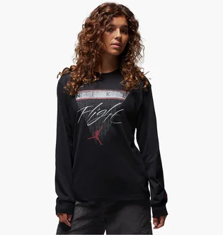 Лонгслив женский Air Jordan T-Shirt Black FD7205-010