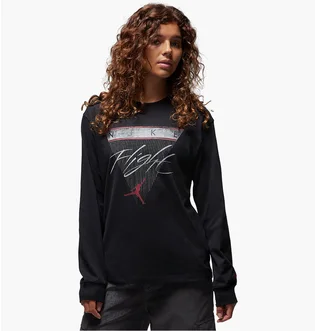 Лонгслив женский Air Jordan T-Shirt Black FD7205-010