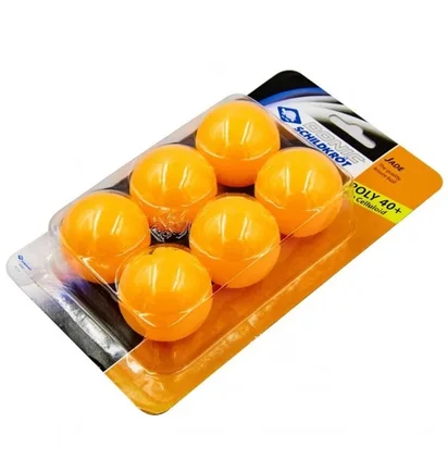 Мяч для настольного тенниса Donic Prestige 2 Stars 40+ 6 Шт. Orange/White 658028