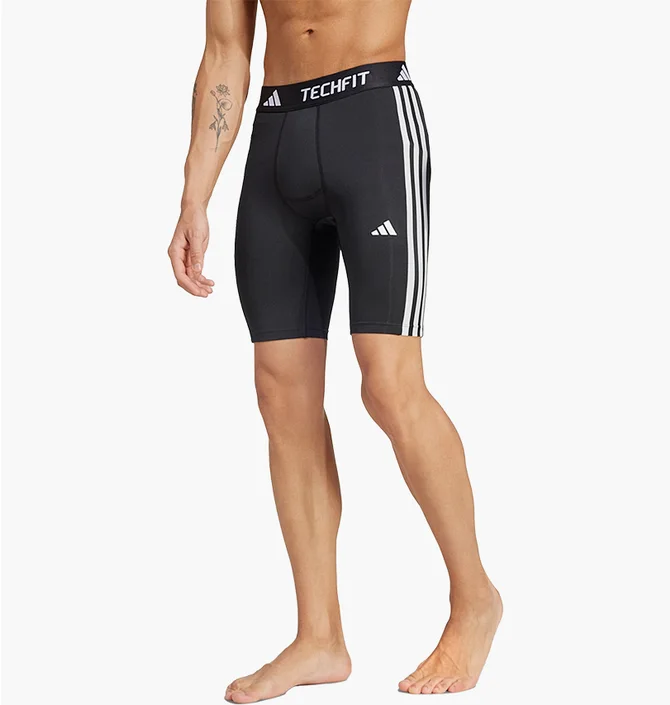 Шорты мужские Adidas Techfit Compression Training 3-Stripes Short Black IN5589