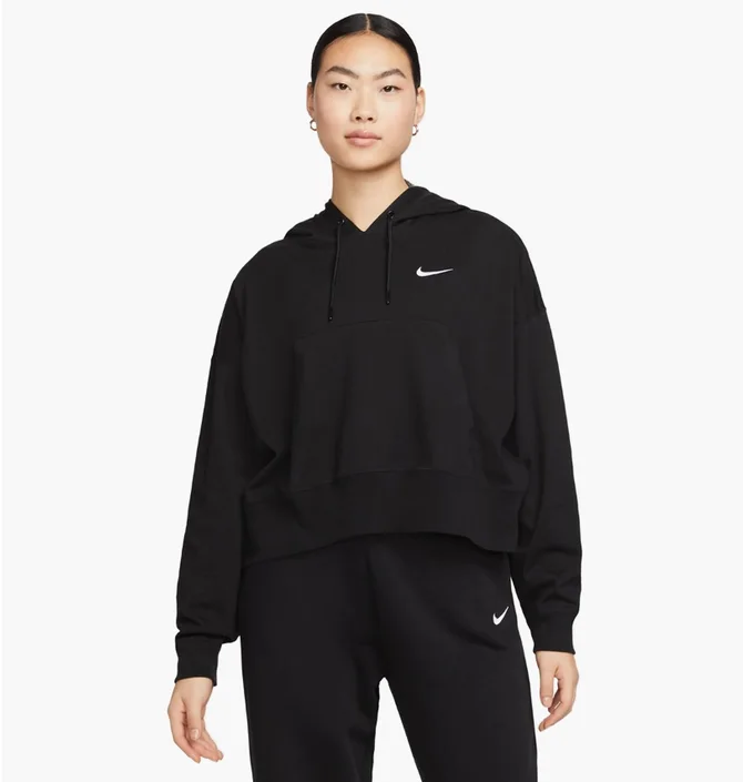 Худі жіноче Nike W Nsw Jrsy Os Po Hoodie Black Dm6417-010