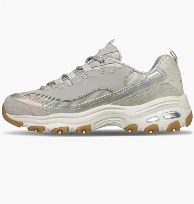 Кроссовки женские Skechers DLites Dazzling Shine Grey 1550556-GRY