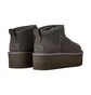 Угги женские UGG Classic Ultra Mini Platform Grey 1135092-CHRC