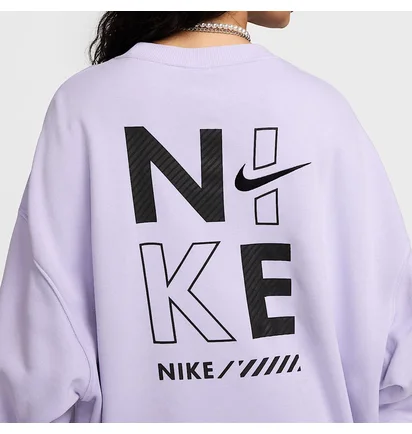 Спортивний костюм жіночий Nike Nsw Flc Os Crew Violet HM4318-515__HM4319-515