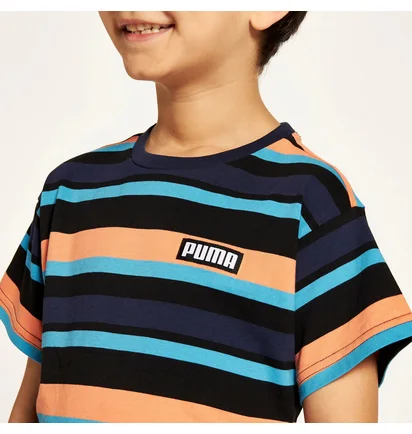 Футболка детская Puma Alpha Striped Multi 847293-06