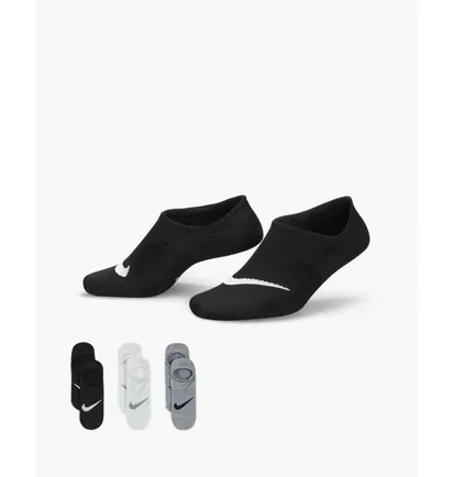 Шкарпетки жіночі Nike Everyday Plus Ltwt Footie Multi (3 пари) Sx5277-927