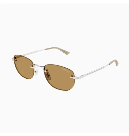 Сонцезахисні окуляри MONT BLANC Brown/Metallic MB0303S-003-53