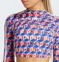 Топ женский Adidas X Farm Rio Crop Long Sleeve Shirt Multi IT9409